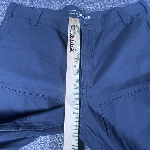 NEW Carhartt Rugged Flex Relaxed Fit Canvas Double Front Work Pants Gray 40x32 - Picture 13 of 16